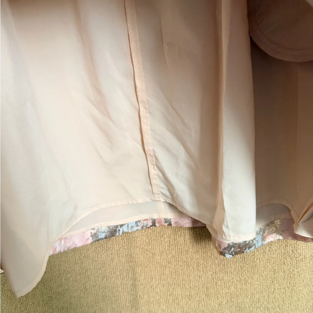 NWT Vince Camuto Jacquered Sleeveless Fit and Flare Dress size 14 - Picture 6 of 12